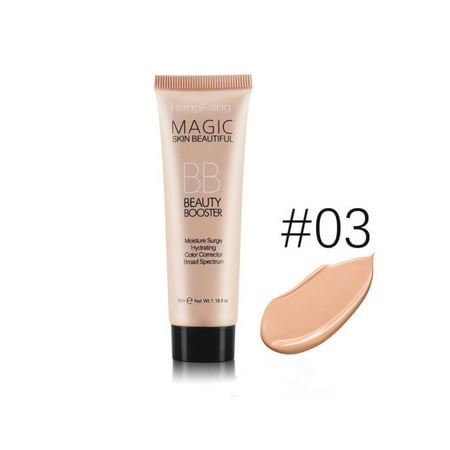 Cluxwal Foundation Concealer Makeup Invisible Pores Brightening Moisturizing Foundation Corrective BB Cream