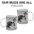 thumbnail image 3 of Black White Shih Tzu Ceramic Coffee Mug Tea Cup, Dog Gift for Dog Dad 11 oz, 3 of 8