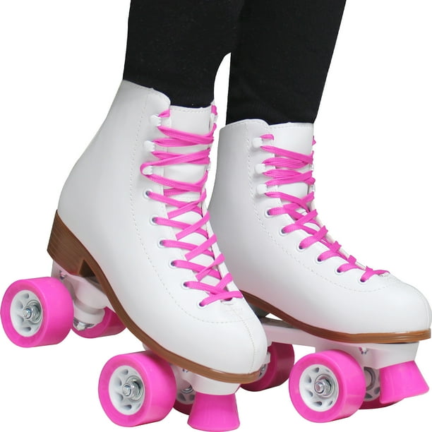 Patines 4 Ruedas Blancos Unisex Little monkey Quads Profesionales