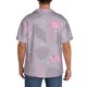 thumbnail image 3 of Fotbe Pink Flamingo Camisa Estampada de Manga Corta para Hombre, Casual de Verano, Estilo Playero, Sin Arrugas-Large, 3 of 5