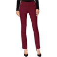 thumbnail image 1 of Pantalones casuales de pierna recta para mujer INC, rojo, 18 regular, 1 of 1