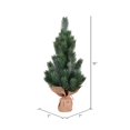 thumbnail image 4 of Vickerman LF203415 15 Po. Toile de Jute Épicéa Bleu - 2 Pcs, 4 of 4