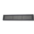 thumbnail image 3 of Prima Decorative Hardware Linear Design 4″ x 30″ Cast Aluminum Air Return Grill [VR-109] - Black, 3 of 8