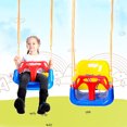 thumbnail image 4 of 3 in 1 Toddler Swing Safe Home Baby Swing Jumper and Bouncers Set for Indoor Outdoor Pink, 4 of 11