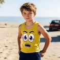 thumbnail image 2 of Niños Pequeños Camisola sin Mangas Gradiente Suave Impresión Moda Lindo Fondo para Niños 3-15 Años, 2 of 6