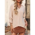 thumbnail image 3 of Outfits Dokotoo, camisas con cuello en V, a la moda, para mujer, 3 of 5