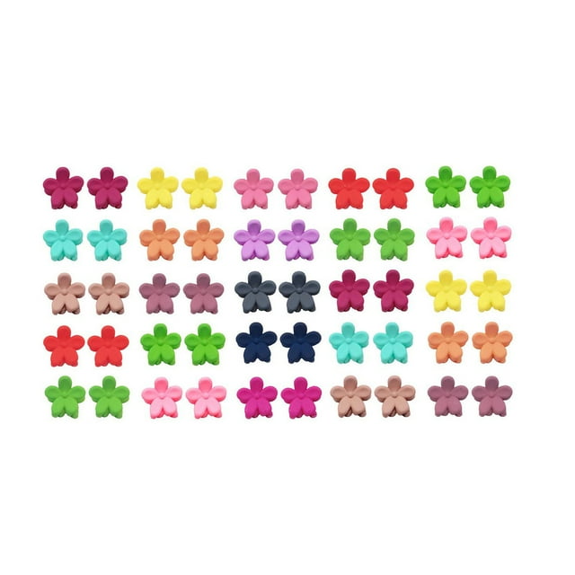 Clearance Sale! 50PCS Hair Clips Flower Hair Bangs Pin Hair Accessories Clips (Buy 2 get 1 free)