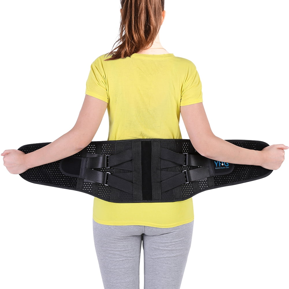 Lower Back Brace Portable Lumbar Brace Belt Double Pressure Lumbar