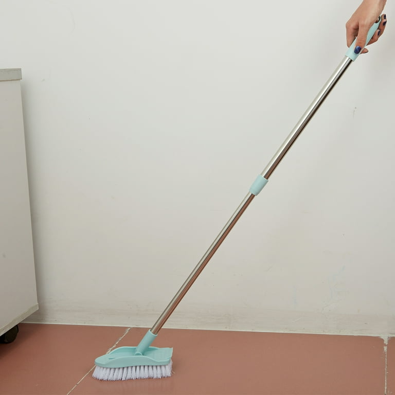 1Pc Rotating Cleaning Brush Bathroom Kitchen Floor Scrub Brushes Long