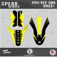 thumbnail image 4 of Kalair GFX Graphics Kit for Ycf 50A (2022-2023) Spear Series, 4 of 5