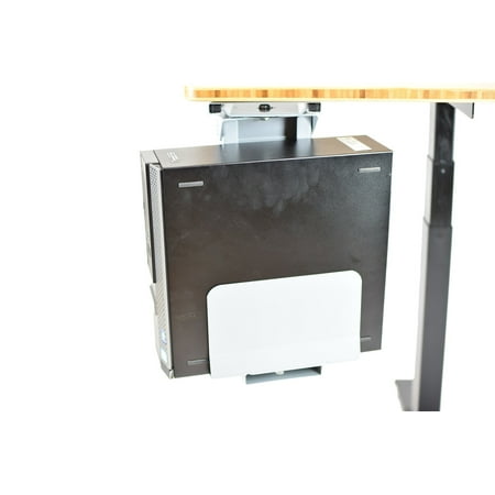 Swiveling Under Desk Computer Cpu Holder For Sit Stand Standing