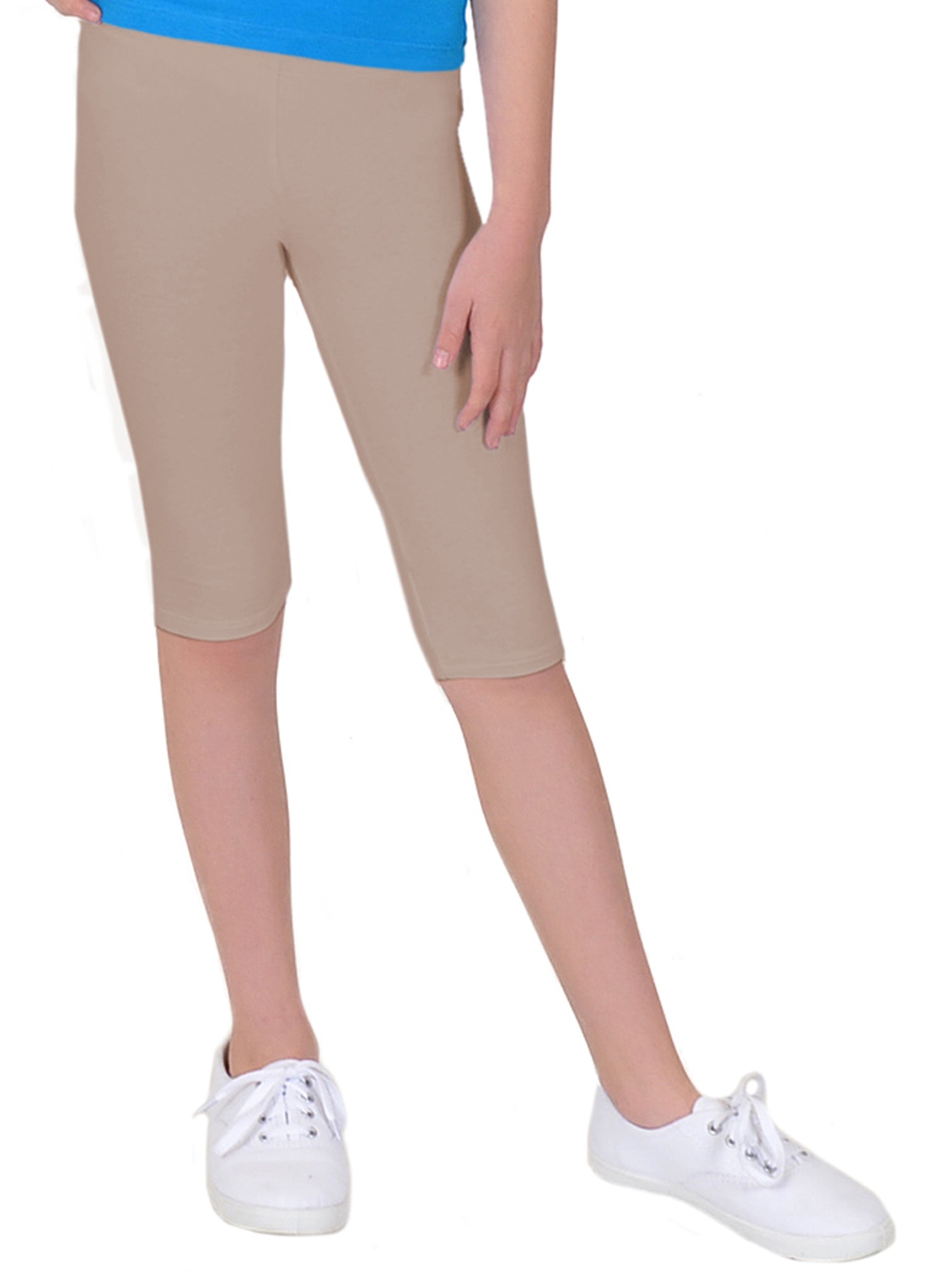 Girl's Capri Leggings - Large (10 