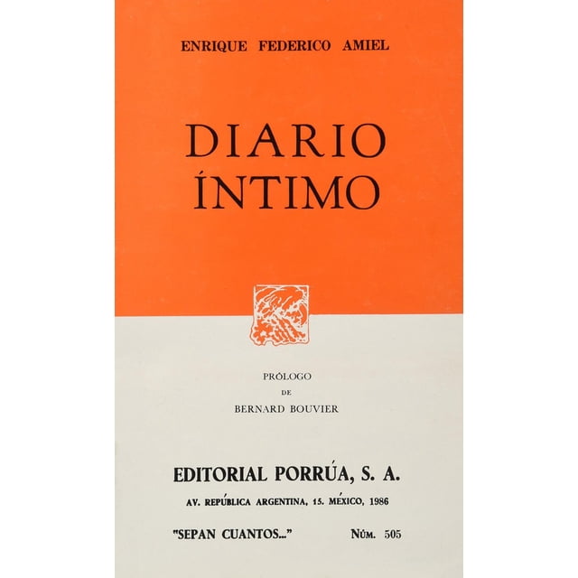Diario íntimo Editorial Porrúa 9789684521605