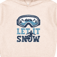 thumbnail image 3 of Inktastic Let It Snow Snowboarding Toddler Hoodie, 3 of 4