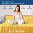 thumbnail image 4 of Pure 1000 Thread Count PIMA Cotton- Sateen Weave 4-Piece California King(72"X84") Gold, Single Ply Yarns, Sateen Weave, Fits Mattress 12"inch Deep Pocket, 4 of 4