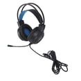 thumbnail image 4 of Auriculares para juegos con iluminación RGB, sonido envolvente de 7,1 canales, USB y conector dual de 3,5 mm, auriculares para juegos con cable para PC, consola y portátil, color negro, 4 of 5