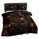 thumbnail image 1 of Buy 2 get 10% off Peripheral Print Super Soft Brushed Microfiber Comfortable Set Equipped With Zipper Closure And Two Pillowcases, 1 of 4