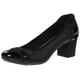 thumbnail image 1 of Vestido Anne Klein Sport Guardian de cuero negro para mujer, 1 of 4