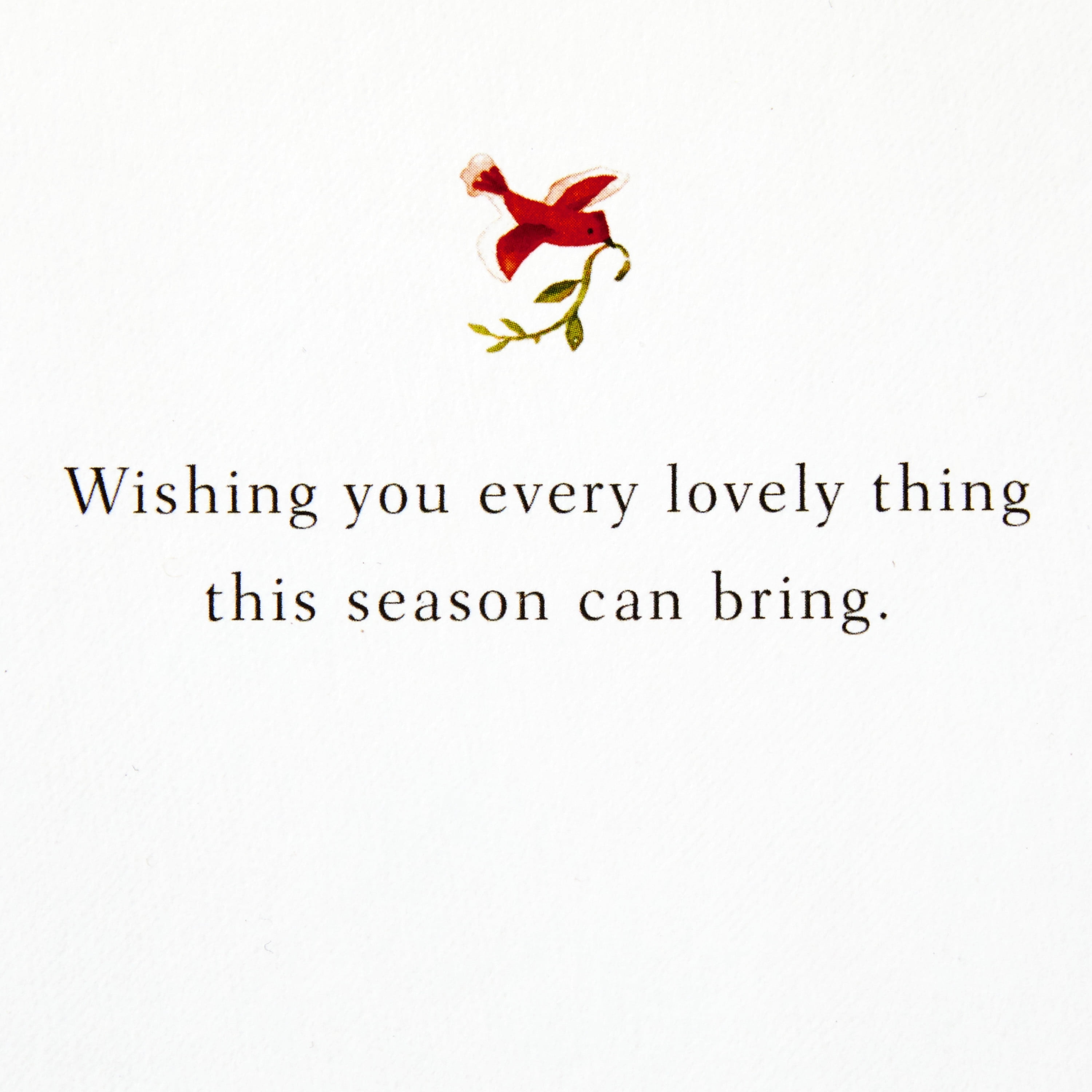 Hallmark Christmas Greeting Card with Envelope, 9.4" x 0.20"
