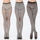 thumbnail image 1 of Womens Fishnet Tights Stockings Black Pantyhose Fish Net Black/white-2025, 1 of 5
