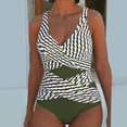 thumbnail image 3 of Traje de baño de una pieza para mujer, moda de primavera para mujer, conservador, color sólido, estilo falda, conjunto de traje de baño con abertura, traje de baño de moda de playa para mujer, trajes, 3 of 3