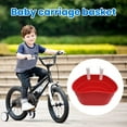 thumbnail image 3 of Happydeer Bicycle Scooter Basket Large Capacity Bright Color Smooth Edge Strong Load-bearing Simple Installation Kids Bicycle Scooter Basket Storage Container Bike Supplies, 3 of 13