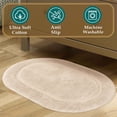 thumbnail image 4 of BNM Non-Slip Washable Bath Rug Set, 20" x 30", 24" x 36", Ivory, 4 of 8