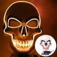 thumbnail image 1 of Máscara de Halloween EL Wired Light Up Mask Cosplay Scary Mask Leyfeng Decoración de disfraces, 1 of 7