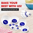 thumbnail image 2 of Easy to Ready Plastic Measuring Cup Set, 10 piece set, 2 of 6