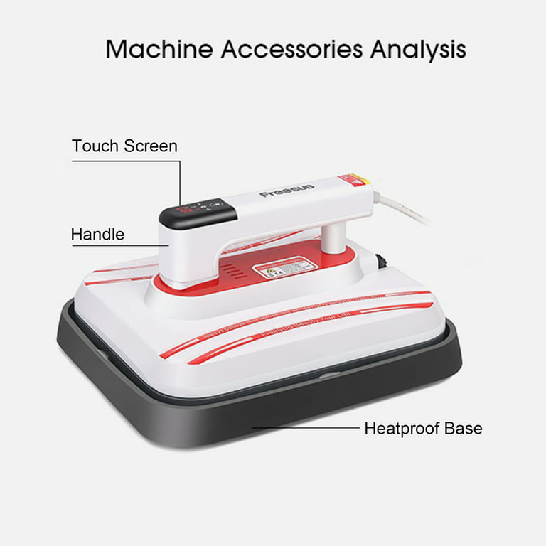 Mini Heat Press Machine T-Shirt Printing Easy Heating Transfer Press Iron  Machines for Clothes Bags Hats Pads Blanket Phone Case - AliExpress