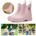 thumbnail image 1 of Botas Lluvia Cortas Botines Elegantes Impermeables Suela Gruesa Transpirables para Viajes Al Aire Libre, 1 of 9