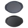 thumbnail image 2 of Justharion Durable Non-Stick Pizza Pan Delicious Pizzas At Home Versatile Stainless Steel Nonstick Round Baking Tray Easy To Clean No punching 1Set, 2 of 6