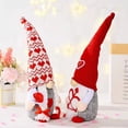 thumbnail image 4 of Naiovety Muñeco de Navidad sin rostro, de juguete, decoración pequeña, de felpa de Acción de Gracias, adorno interior, regalos artesanales Kits de decoración para fiestas Tipo 2 Naiovety HA010358-02, 4 of 6