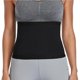 thumbnail image 4 of Sonducket Recortador de cintura para mujer, entrenador de Yoga, envolturas para el sudor, cinturón de entrenamiento, suministro de equipo Uniforme atlético Plata XXL 3XL, 4 of 6