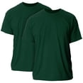 thumbnail image 1 of Gildan Men's Ultra Cotton Adult T-Shirt, 2-Pack, Forest Green, 2X-Large, 1 of 1