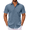 Grey Blue, variant on COOFANDY Men's Shirt Short Sleeve Button Down Shirt Summer Casual Untucked Shirts