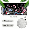 thumbnail image 2 of 1 Pcs License Plate Covers & Frames, Colorful Flowers For Decorative Front, Waterproof For Decoration Aluminum License Plate Covers & Frames Cover For Men Women, 12" X 6", 2 of 7