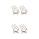 thumbnail image 4 of Minnieouse Peineta de 2 piezas fácil de peinar para el cabello de boda, accesorios delicados para el cabello para mujeres, oro Oro 2Conjunto, 4 of 6