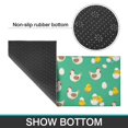 thumbnail image 6 of Hen and Egg Green Pattern Anti Fatigue Kitchen Rugs Set Of 2, Non Slip Washable Decorative Floor Mats for Kitchen Sink Laundry, 17"x30" and 17"x47", 6 of 6