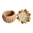 thumbnail image 1 of Kit de crochet para principiantes Decoración de la montaña de flores de crochet Decoración del hogar Completo Floral Coaster para la oficina en casa Amarillo, 1 of 8