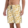 thumbnail image 2 of Sikiie Shiba Inu Dog Print Men's Beach Shorts, High Elastic Quick-drying Shorts - with Drawstring and Slip Pockets, Suitable for Beach, Sports, Vacation-Small, 2 of 6