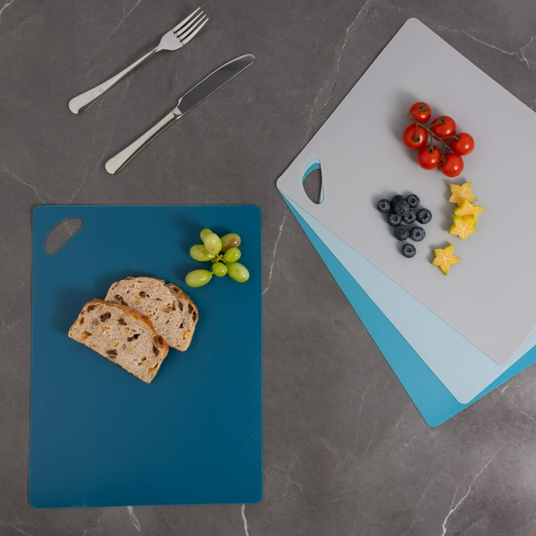 VERSAINSECT Silicone Chopping Mat - 12.6x9.6 Inch, 0.15" Thick, Flexible & Non-Slip, Food Grade (Fluorescent Green)