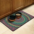 thumbnail image 3 of Healing Energy Dog Food Mat - Ornamental Mandala Pattern, Multi-Layer Sponge Core, Quick-Dry Washable Surface, 3 of 3