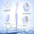 thumbnail image 2 of EXLEAF 6 Pieces Eyebrow Razor Set,Mini Razor Trimmer with Precision Cover for Women'S Face,Lip Hair Removal and Makeup Brow Razor, 2 of 7
