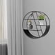 thumbnail image 1 of Estante Flotante para Colgar en La Pared, Estantes Flotantes, Decoración, Organizador Multiusos Geométrico Circular, Estante de Almacenamiento para Do Negro, 1 of 9