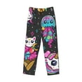thumbnail image 4 of Balery Men'S Cat Icecream Pants,Sleepwear Pants,Pajama Pants,Pj Bottoms Drawstring And Pockets-Small, 4 of 9