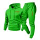thumbnail image 5 of Ceisia Men's Loose Fit Heart Print Hooded Sweatshirt & Jogger Set - Warm Stretch Casual Two-Piece Tracksuit Gifts, 5 of 5