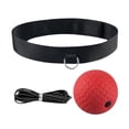 thumbnail image 3 of Diadema con pelota de reflejo de boxeo, entrenador deportivo, bolas de reacción de velocidad de perforación, pelota de boxeo de reflejo para Rojo, 3 of 8