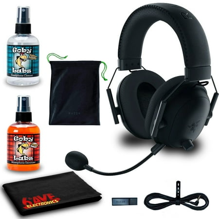 Razer BlackShark V2 Pro Wireless Audio Gaming Headset (Black) with Cleaning Kit