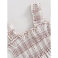 thumbnail image 6 of Arvbitana Toddler Kids Girls Sleeveless Suspender Dress Square Neck Plaid Print A-Line Dress Little Girls Loose Smocked Flowy Dress Summer Clothes 12M 18M 24M 3T 4T 5T, 6 of 8